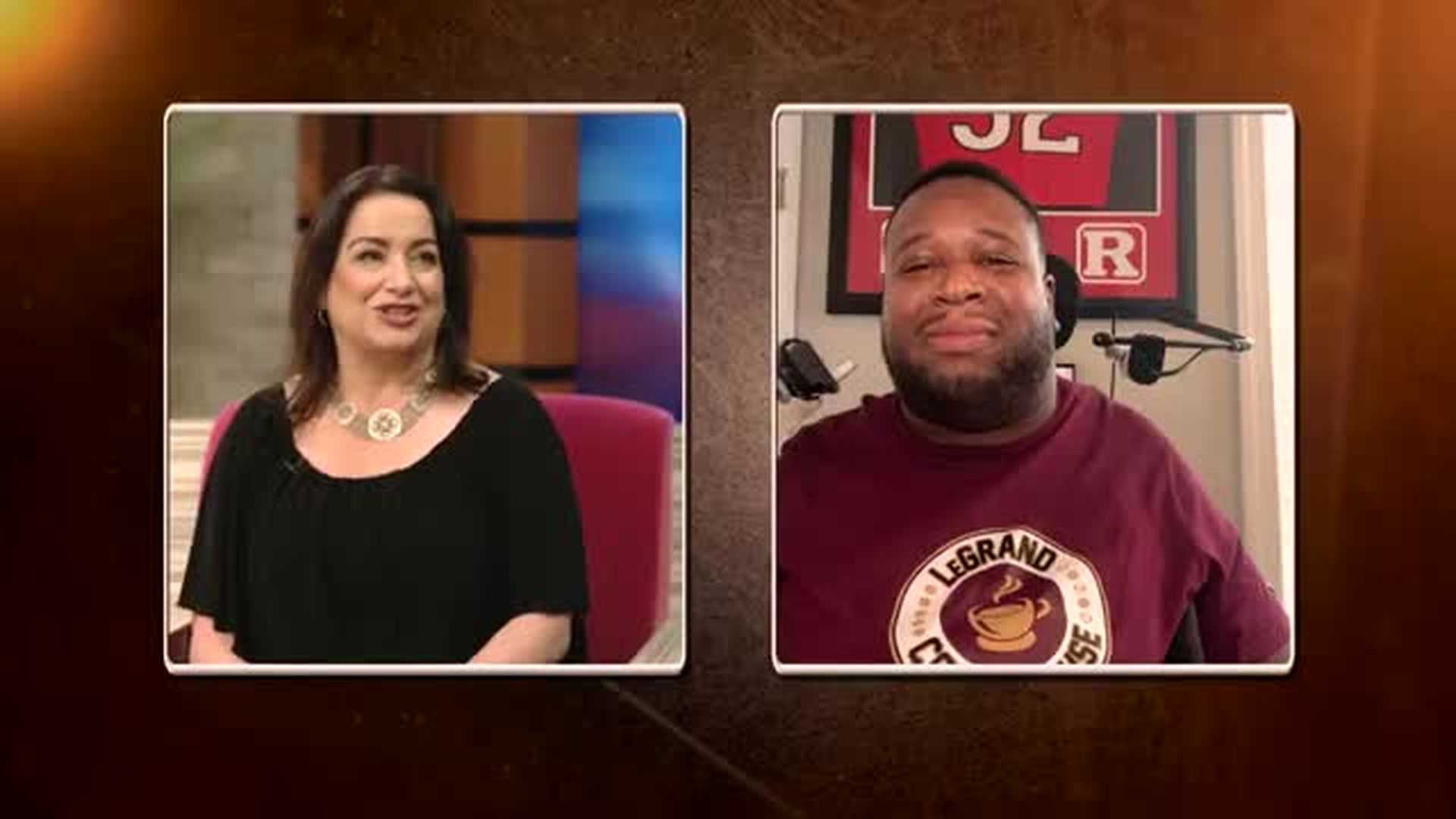 Donna Drake interviews Eric LeGrand