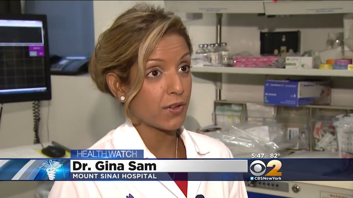 Dr. Gina R. Sam on WCBS-NY