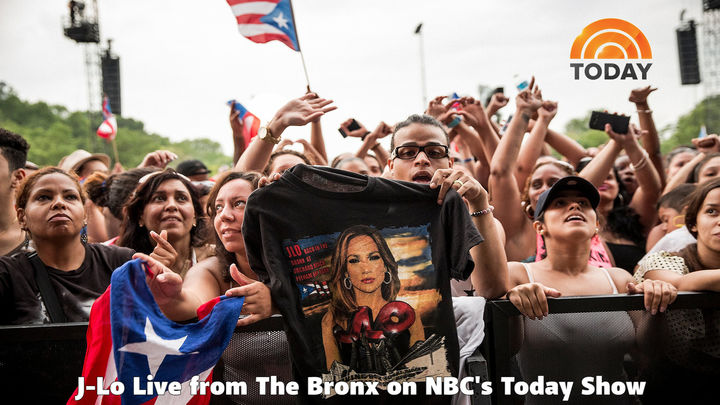 Jennifer Lopez Live from The Bronx on NBC's Today Show (2003)