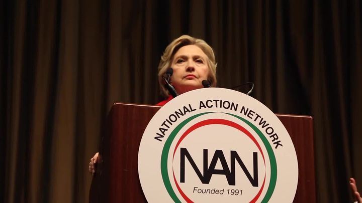 NATIONAL ACTION NETWORK, HILLARY CLINTON, BENJAMIN CRUMP interview W  PAVLINA NYC