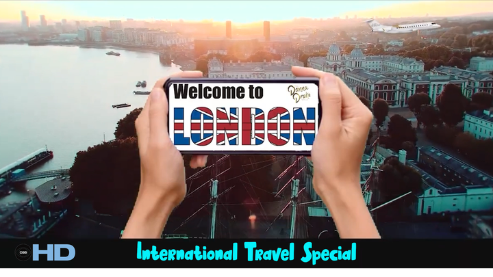 In London with The Donna Drake Show (CBS)