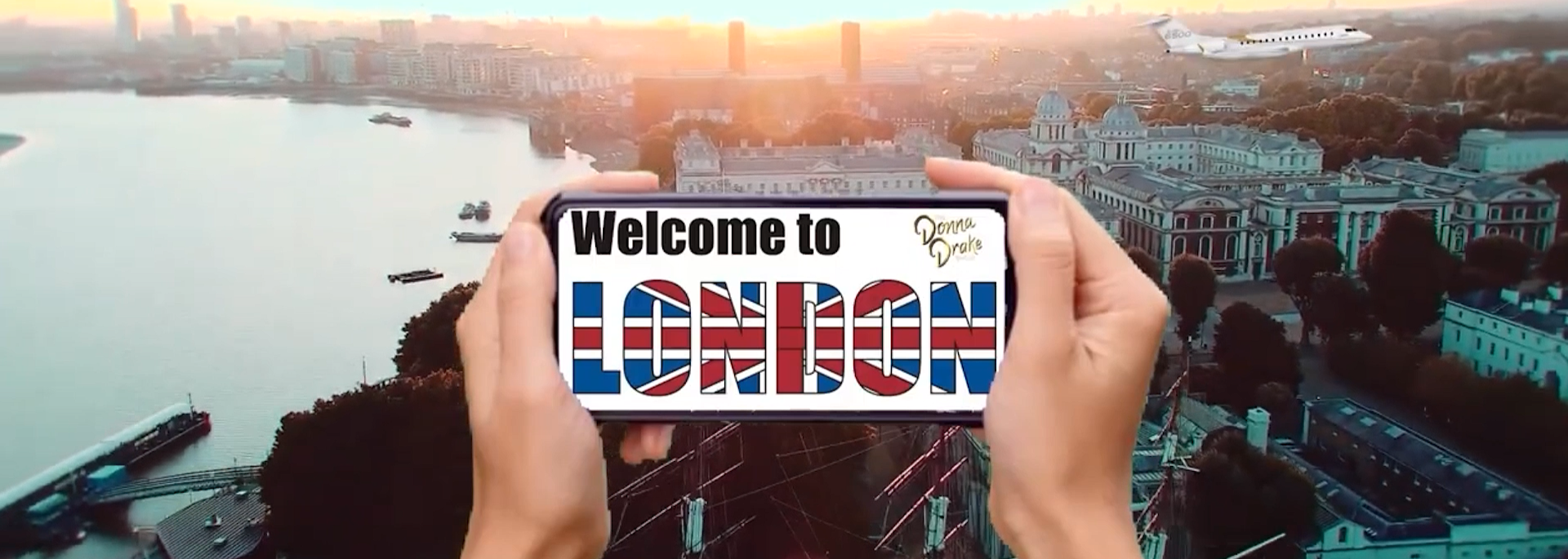 In London with The Donna Drake Show (CBS)