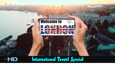 In London with The Donna Drake Show (CBS)